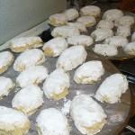 mettere i ricciarelli in forno