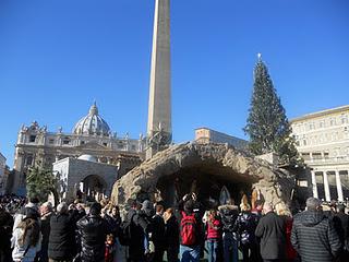 Natale a San Pietro con il presepe in piazza