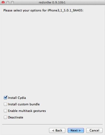 Install cydia