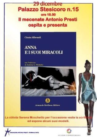 Serena Moschetto veste Cinzia Alibrandi per “Anna e i suoi miracoli”