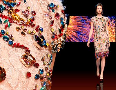 Fireworks in fashion by Dolce & Gabbana