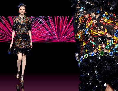 Fireworks in fashion by Dolce & Gabbana