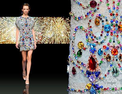 Fireworks in fashion by Dolce & Gabbana