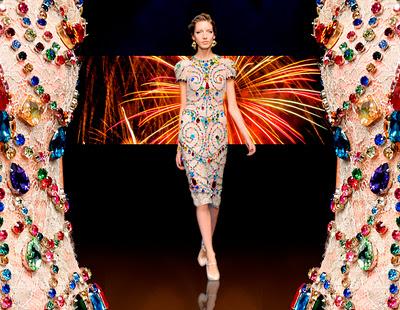 Fireworks in fashion by Dolce & Gabbana