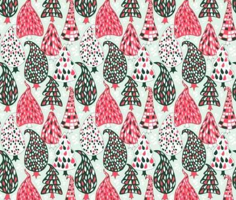 EVERGREEN HOLIDAYS PATTERNS BY SPOONFLOWER / 2