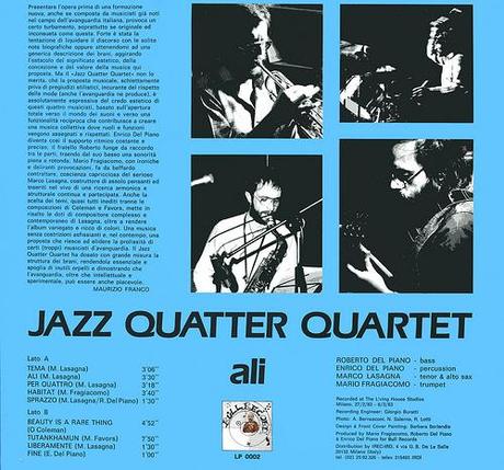 Jazz Quatter Quartet: ALI (1983)