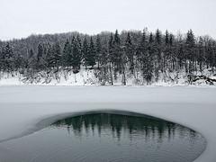 Snow, ice and reflex (on the Pianfei lake)