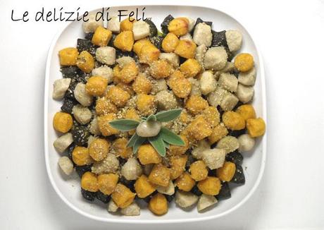 Gnocchi ai tre sapori e colori