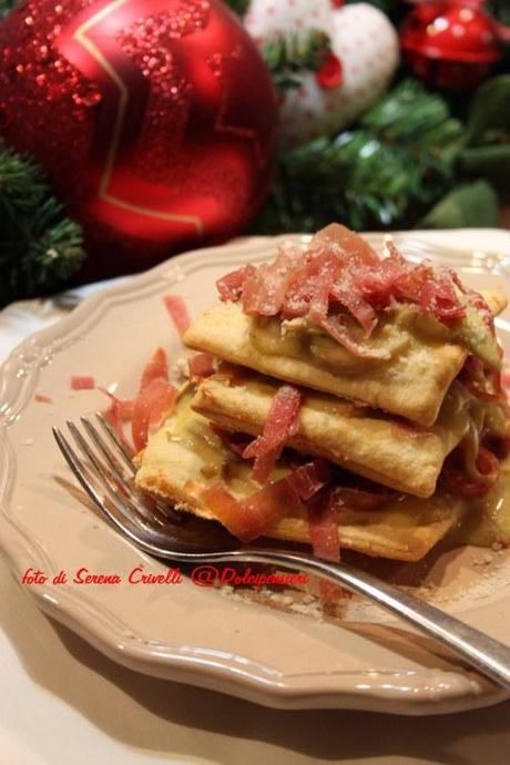 LASAGNETTA DI SFOGLIA CON CREMA AI CARCIOFI di Dolcipensieri