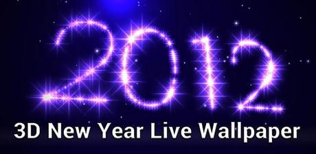 New Year 3D Live Wallpaper : Countdown to 2012 per festeggiare con il vostro smartphone Android