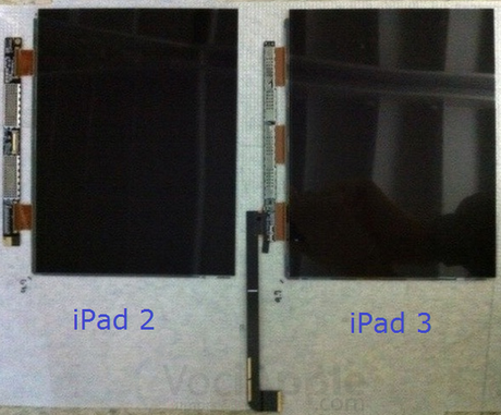 E’ questo il nuovo schermo dell’ iPad 3? a quanto pare si….