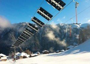 Sole e neve, il fotovoltaico fa sciare
