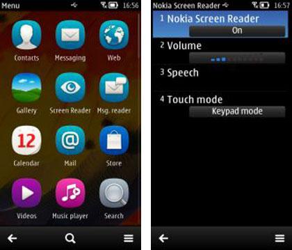 Nokia Screen Reader : L’App Symbian per non vedenti