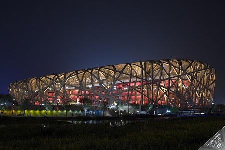 Stadio a nido duccello cina Curiosità a Pechino: stadio Olimpico, trasformato in impianto sciistico