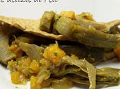 Carciofi zucca umido