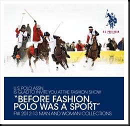 U.S. POLO ASSN._FASHION SHOW INVITATION