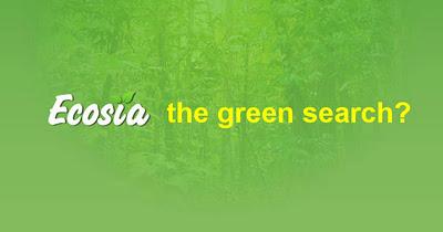 Ecosia, il motore di ricerca ecologico fondato in associazione con Bing, Yahoo ed il WWF.