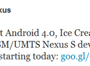 Guida aggiornamento ufficiale Nexus Android 4.0.3 Sandwich Cream