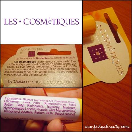 Les Cosmétiques – Lip Stick Idratante, una scoperta!