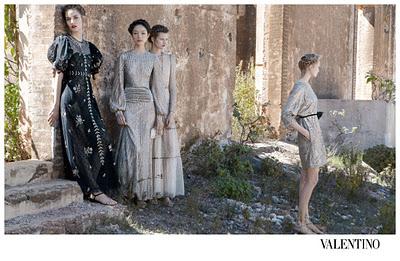 Valentino Spring Summer 2012 AD Campaign by Deborah Turbeville