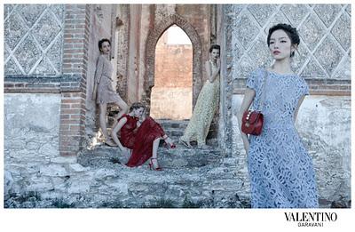 Valentino Spring Summer 2012 AD Campaign by Deborah Turbeville