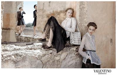 Valentino Spring Summer 2012 AD Campaign by Deborah Turbeville
