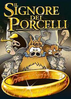 Una serie di accendini ispirati alla parodia de Il Signore dei Porcelli Una serie di accendini ispirati alla parodia de Il Signore dei Porcelli