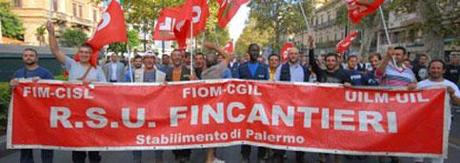 Palermo: manifestazioni Fincantieri, stessa scena a Sestri