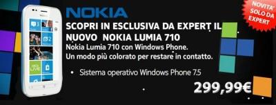 Nokia Lumia 710 in esclusiva da Expert