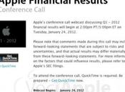 Conferenza Finanziaria Apple terrà Gennaio