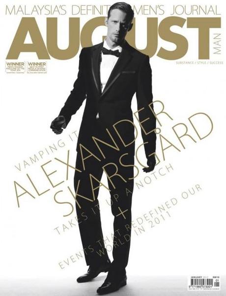 Alexander Skarsgard sulla cover 