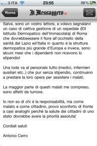 Il caso Idi, Villa Paola e San Carlo di Nancy: resta in prognosi riservata.