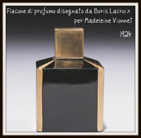 Flacone di profumo realizzato da Boris Lacroix per Vionnet