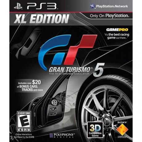 Gran Turismo 5 XL, da Amazon la copertina della versione americana