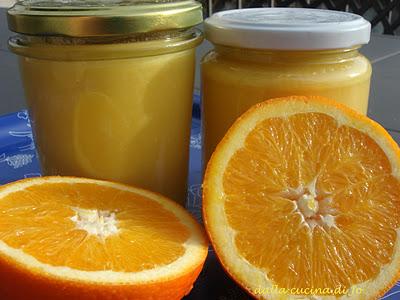 Orange curd per crostata