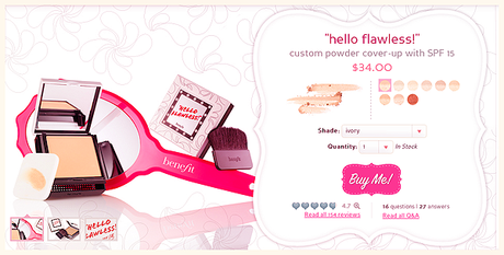 Benefit Hello Flawless! Fondotinta/cipria con SPF 15