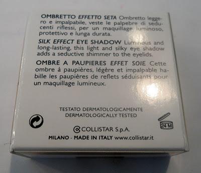 Collistar - Ombretto Effetto Seta + Ombretto Doppio Effetto Wet&Dry; Review/Recensione + Photos/Foto/Swatches