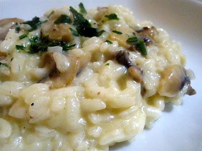 RISOTTO CREMOSO CON FUNGHI E MASCARPONE