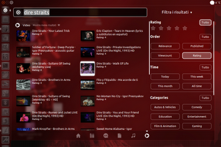 YouTube Scope & Lens su Ubuntu 11.10 Oneiric Ocelot: cercare e filtrare video da Youtube direttamente dalla dash di Unity