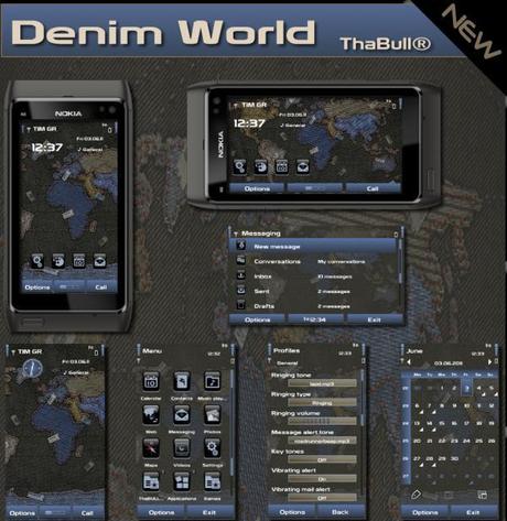 Nokia Symbian Theme : Denim World per Symbian Anna e Symbian Belle