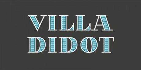 collezione di nuovi font villa didot