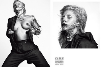 A BIONIC GAGA FOR L'UOMO VOGUE