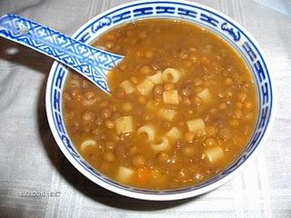 ZUPPA TIEPIDA DI LENTICCHIE