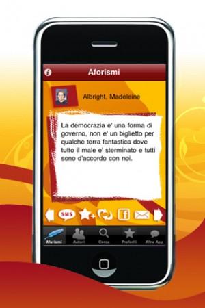 iPhone App: Aforismi e frasi d’autore