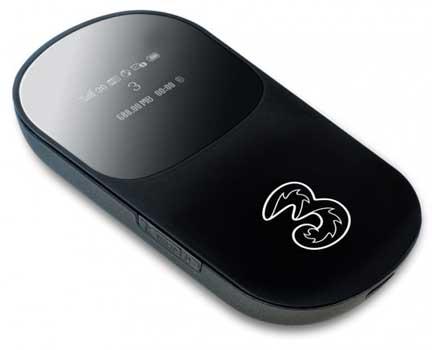 Il router MiFi proposto da 3 in Gran Bretagna