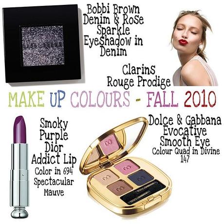 Make up colours - fall 2010