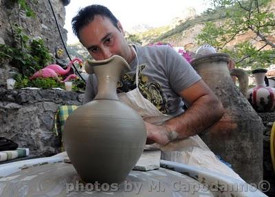 Il Maestro Vasaio a Positano: DANIELE D'ACUNTO