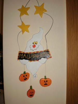 Halloween: il fantasma di cartone. tutorial / Halloween: le fantome en carton. tutoriel