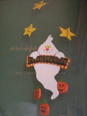 Halloween: il fantasma di cartone. tutorial / Halloween: le fantome en carton. tutoriel