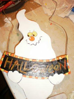 Halloween: il fantasma di cartone. tutorial / Halloween: le fantome en carton. tutoriel